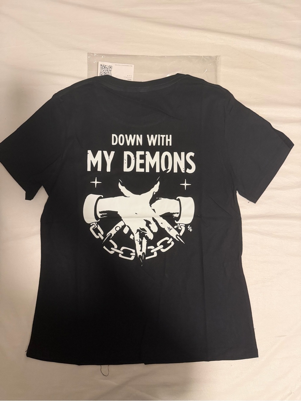 Down With My Demons Graphic Tee - Black